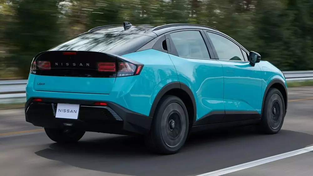 Thiết kế phía sau của Nissan Leaf 2026 Thiết kế phía sau của Nissan Leaf 2026