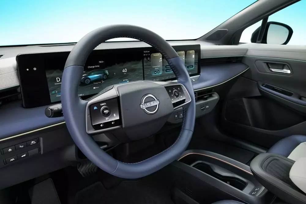 Vô lăng mới của Nissan Leaf 2026 Vô lăng mới của Nissan Leaf 2026