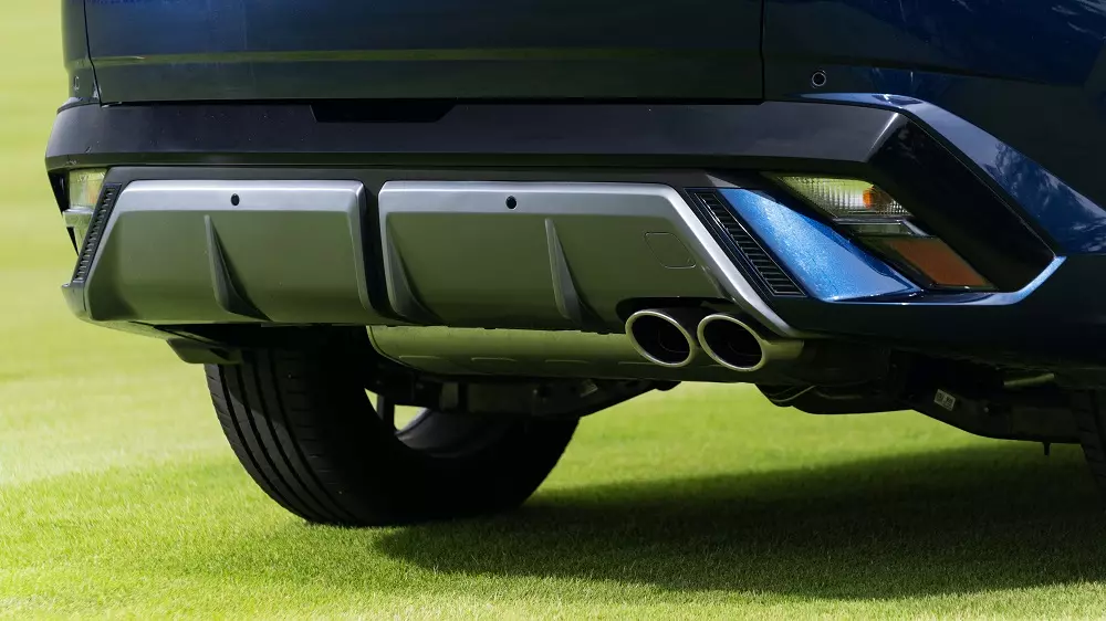 Bộ khuếch tán gió dưới cản sau của Hyundai Tucson N Line Bộ khuếch tán gió dưới cản sau của Hyundai Tucson N Line