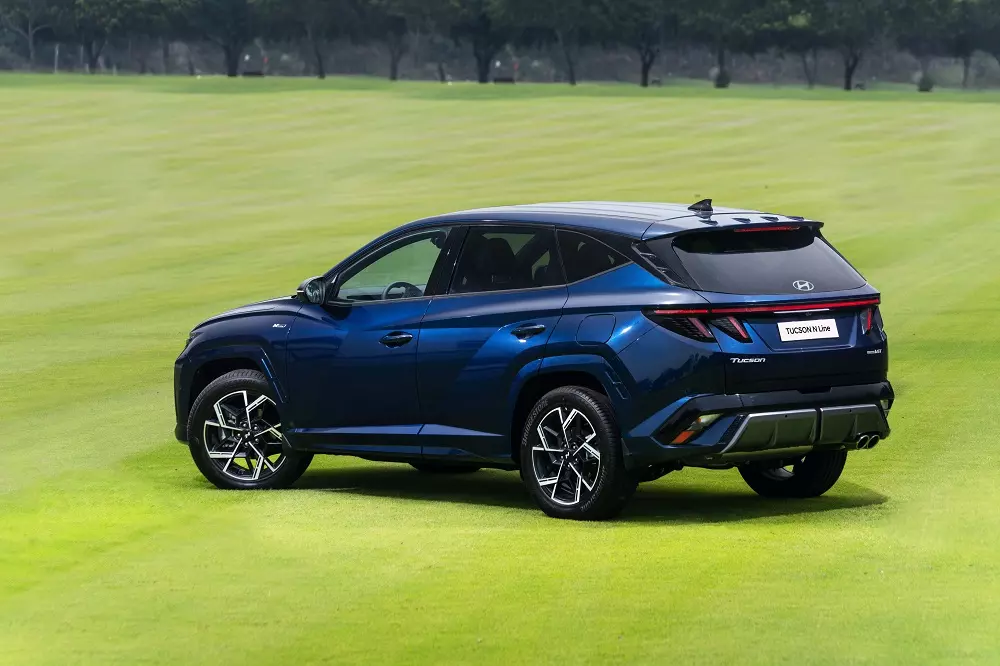 Hyundai Tucson N Line có la-zăng riêng Hyundai Tucson N Line có la-zăng riêng