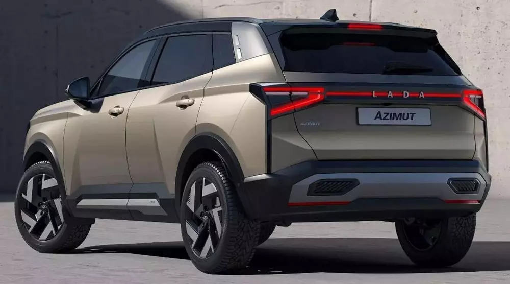 Lada Azimut nhìn từ phía sau Lada Azimut nhìn từ phía sau