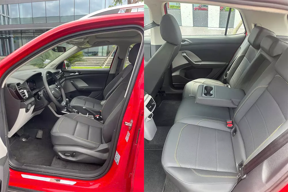 Nội thất của Skoda Kushaq bản cao cấp Nội thất của Skoda Kushaq bản cao cấp