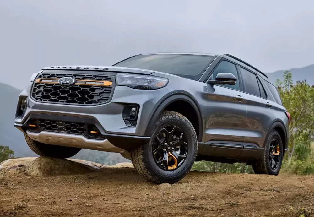 Ford Explorer Tremor 2026 có thêm thanh màu vàng cam ở lưới tản nhiệt Ford Explorer Tremor 2026 có thêm thanh màu vàng cam ở lưới tản nhiệt