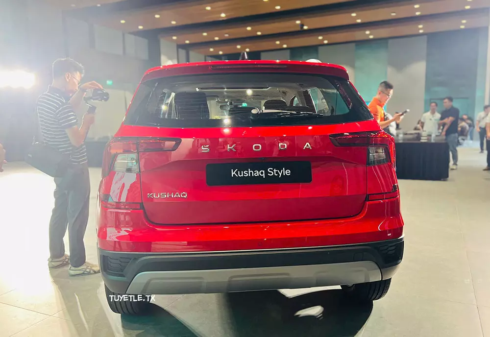 Đèn hậu của Skoda Kushaq cũng dùng công nghệ LED Đèn hậu của Skoda Kushaq cũng dùng công nghệ LED