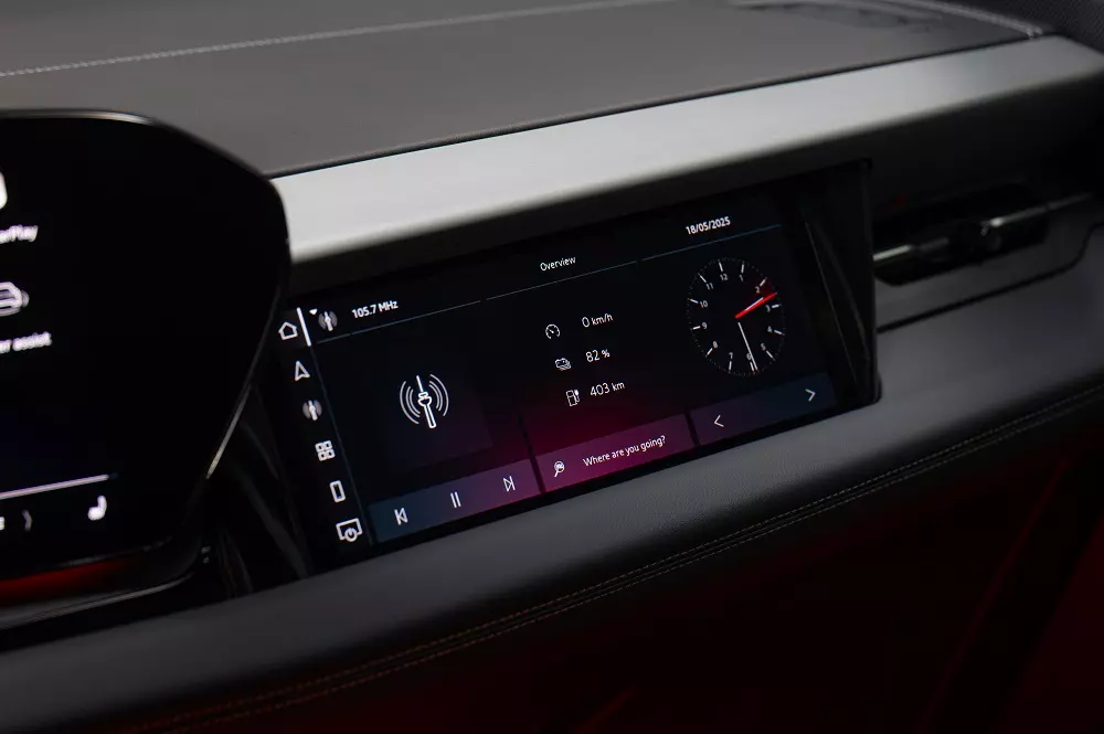 Màn hình giải trí dành cho hành khách phía trước của Audi Q6 e-tron Màn hình giải trí dành cho hành khách phía trước của Audi Q6 e-tron