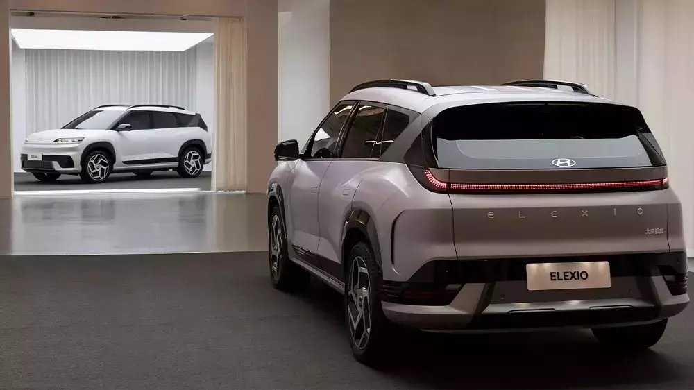 Thiết kế phía sau của Hyundai Elexio Thiết kế phía sau của Hyundai Elexio