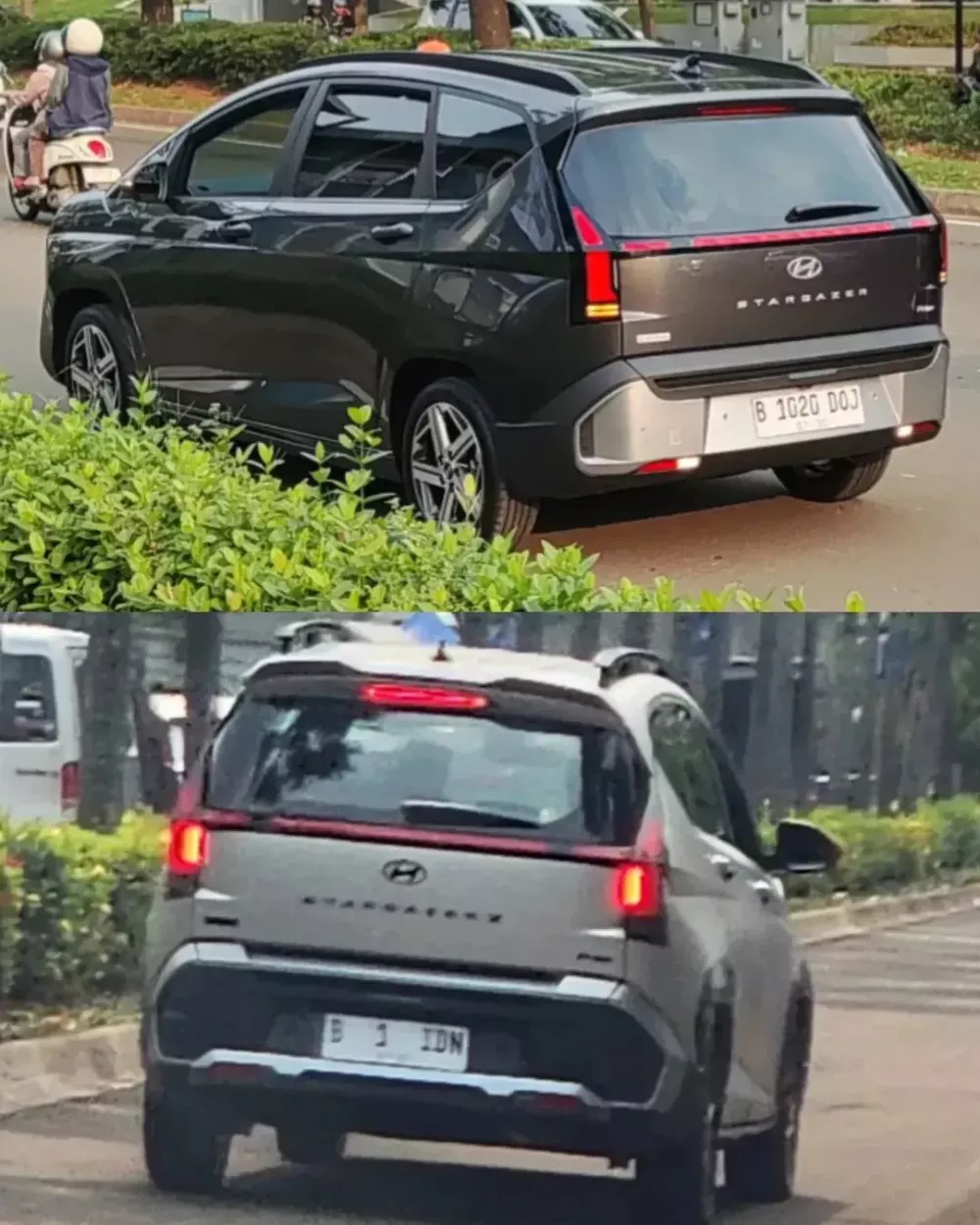 Hyundai Stargazer 2026 bản thường (trên) và Stargazer X (dưới). Hyundai Stargazer 2026 bản thường (trên) và Stargazer X (dưới).
