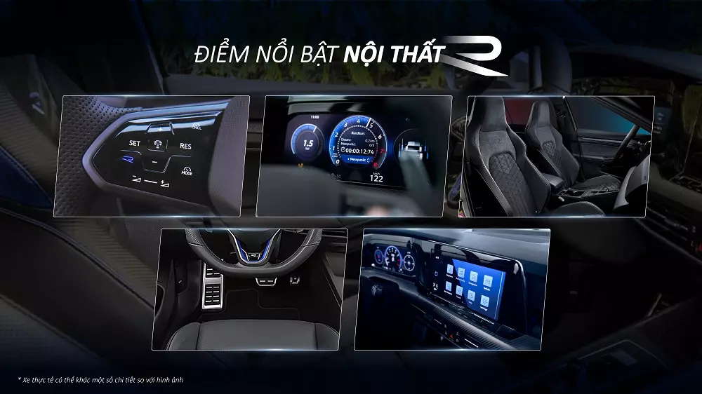 Nội thất của Volkswagen Golf R Performance 4Motion Nội thất của Volkswagen Golf R Performance 4Motion