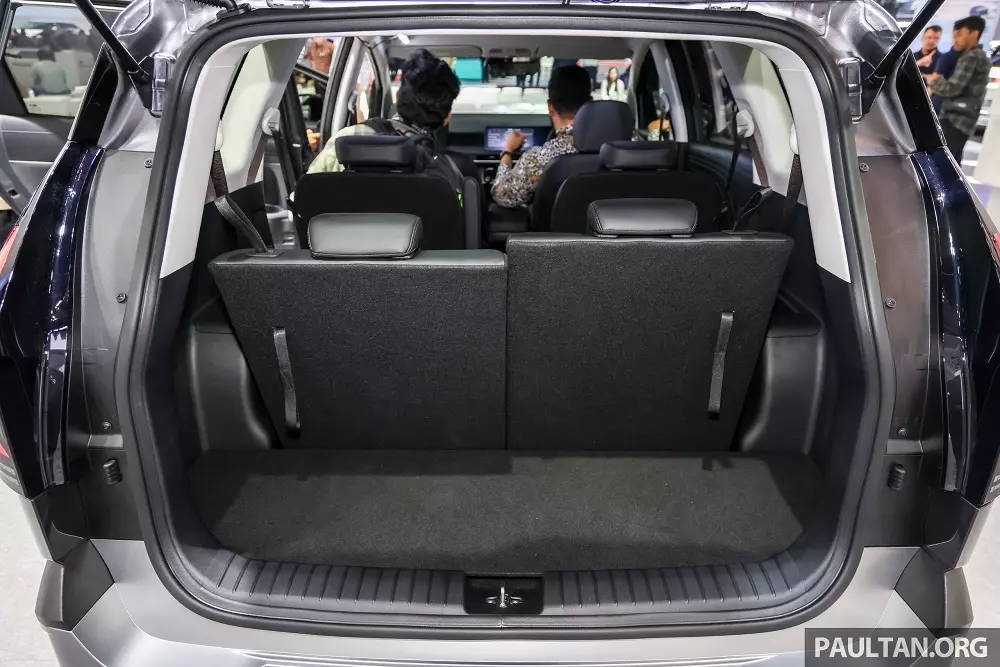Cốp sau của Hyundai Stargazer 2026 khi dùng cả 3 hàng ghế Cốp sau của Hyundai Stargazer 2026 khi dùng cả 3 hàng ghế