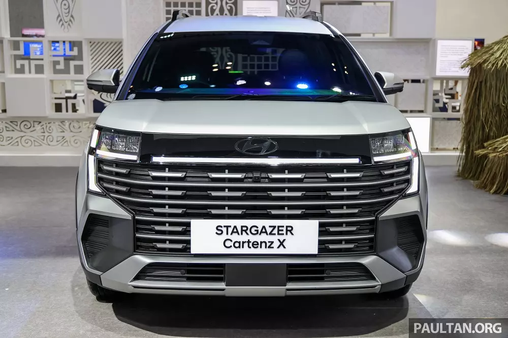 Cận cảnh khu vực đầu xe của Hyundai Stargazer X 2026 Cận cảnh khu vực đầu xe của Hyundai Stargazer X 2026