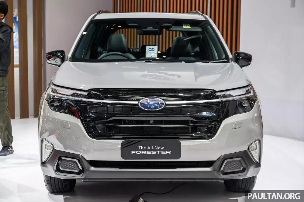 Subaru Forester 2026 nhìn từ phía trước Subaru Forester 2026 nhìn từ phía trước