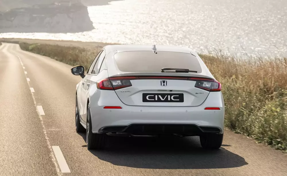 Khu vực phía sau của Honda Civic 2026 không có gì mới Khu vực phía sau của Honda Civic 2026 không có gì mới