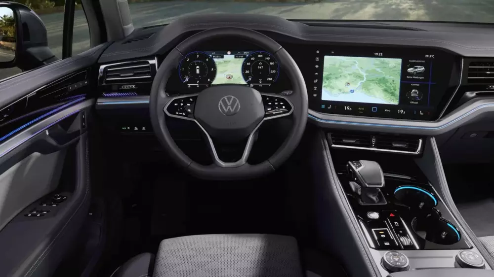 Khoang lái của Volkswagen Touareg 2025 Khoang lái của Volkswagen Touareg 2025