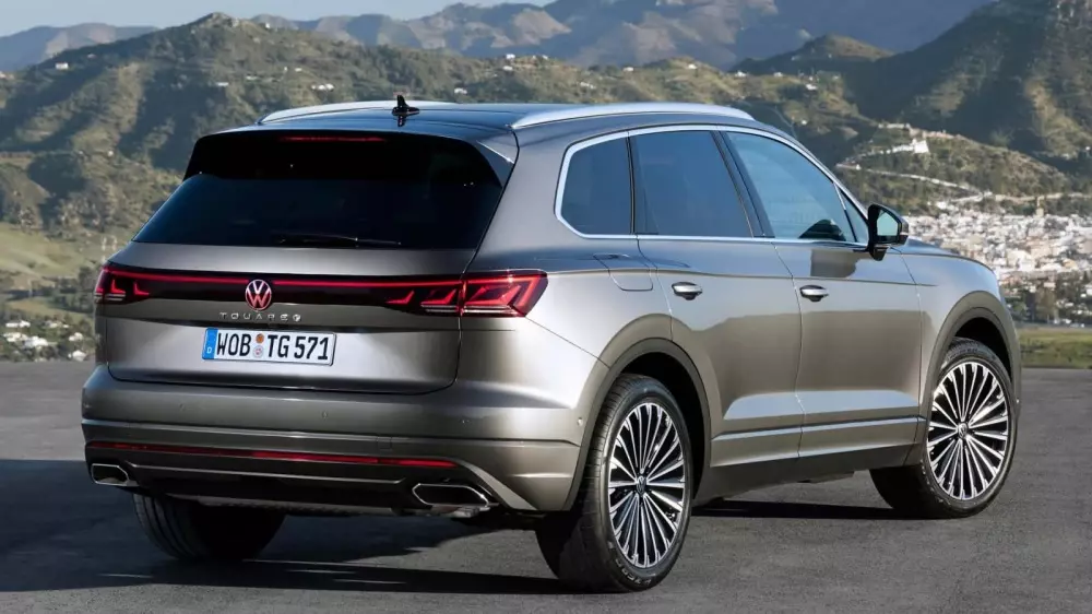 Đèn hậu của Volkswagen Touareg 2025 cũng được làm mới Đèn hậu của Volkswagen Touareg 2025 cũng được làm mới