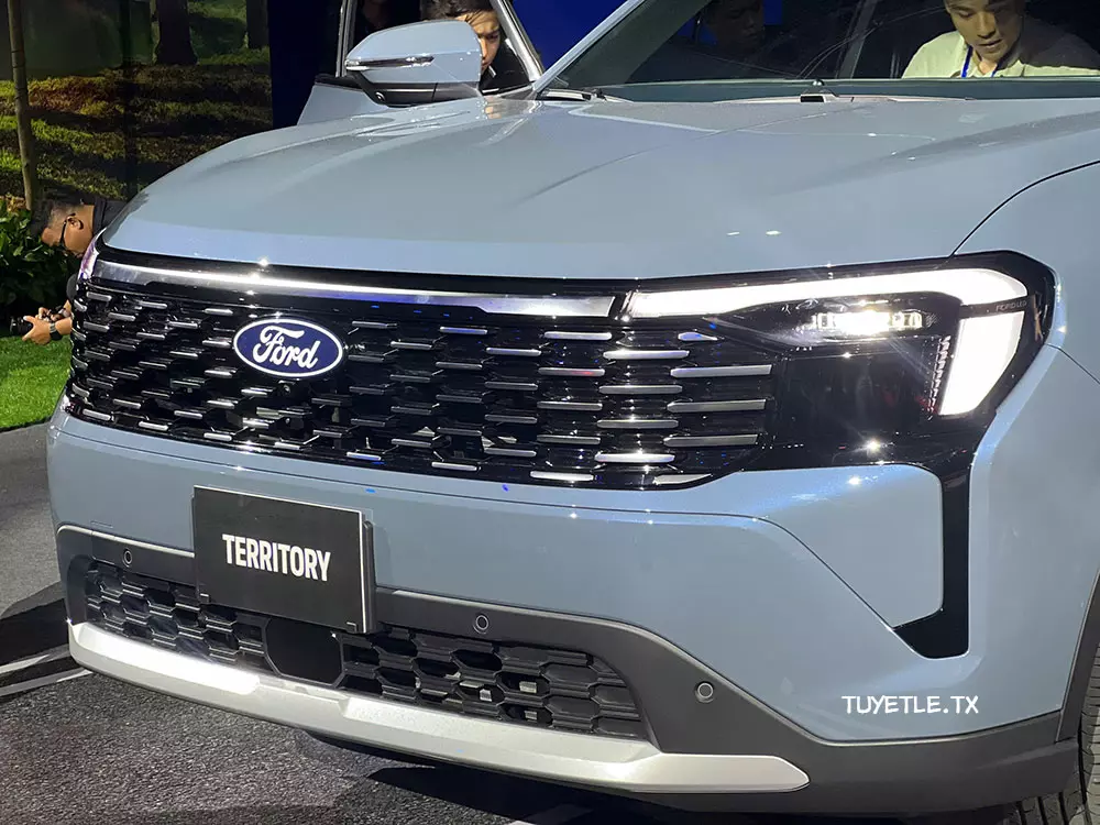 Cận cảnh thiết kế đầu xe mới của Ford Territory 2025 Cận cảnh thiết kế đầu xe mới của Ford Territory 2025