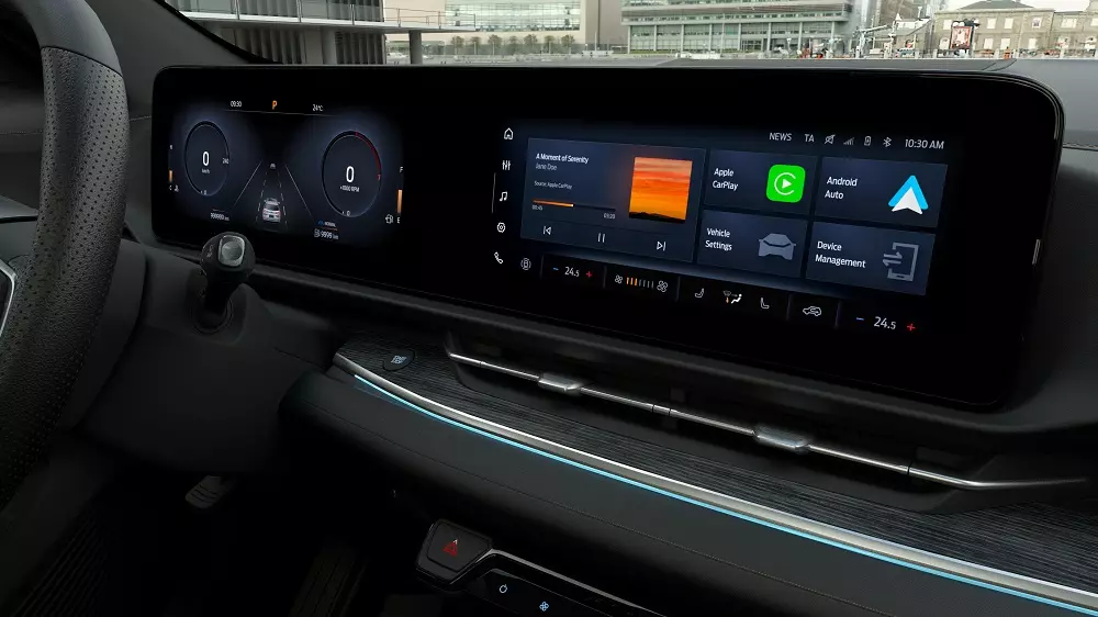 Màn hình kép mới của Ford Territory 2025. Màn hình kép mới của Ford Territory 2025.