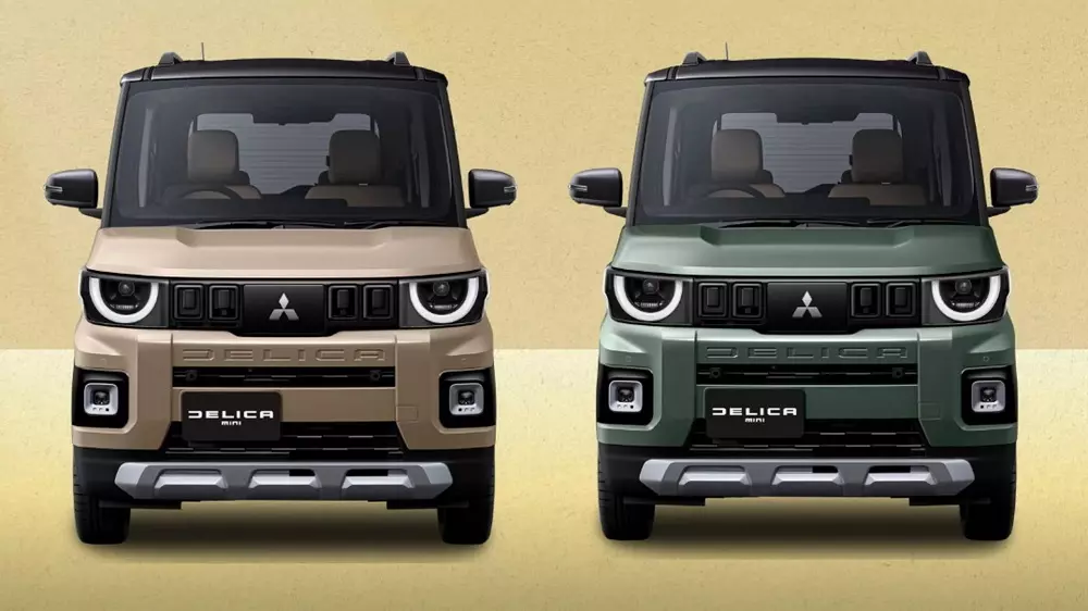 Cận cảnh khu vực đầu xe của Mitsubishi Delica Mini Cận cảnh khu vực đầu xe của Mitsubishi Delica Mini