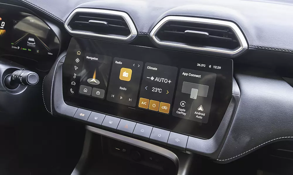 Màn hình cảm ứng trung tâm của MG ZS 2025 Màn hình cảm ứng trung tâm của MG ZS 2025