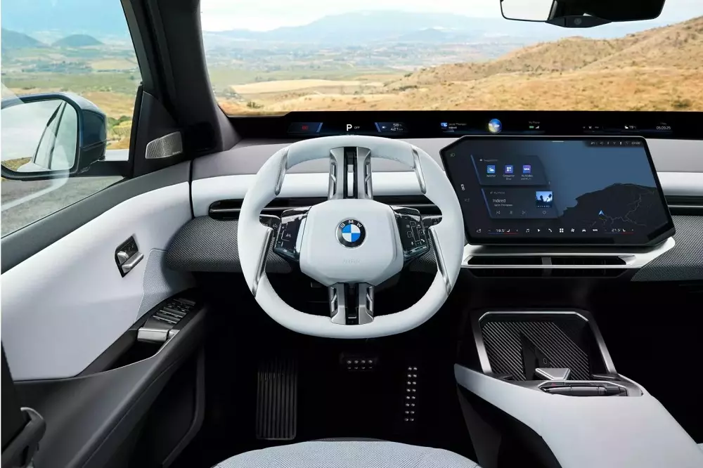 Cận cảnh vô lăng của BMW iX3 2026 Cận cảnh vô lăng của BMW iX3 2026