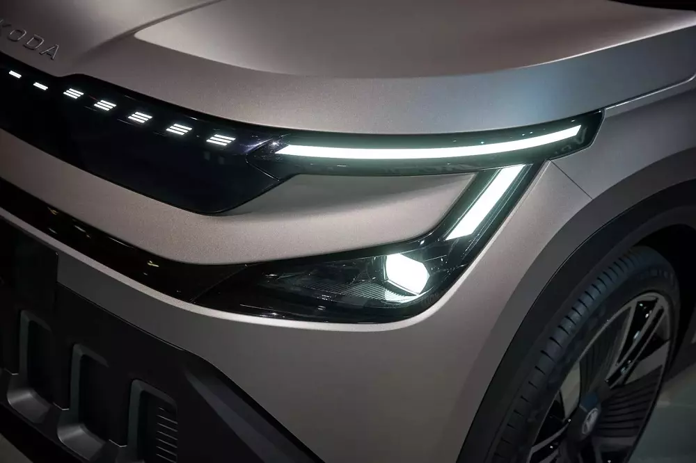 Cụm đèn LED hình chữ T của Skoda Epiq Cụm đèn LED hình chữ T của Skoda Epiq