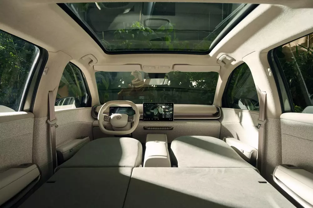 Hai hàng ghế của Volkswagen ID. Cross có thể gập phẳng xuống sàn Hai hàng ghế của Volkswagen ID. Cross có thể gập phẳng xuống sàn