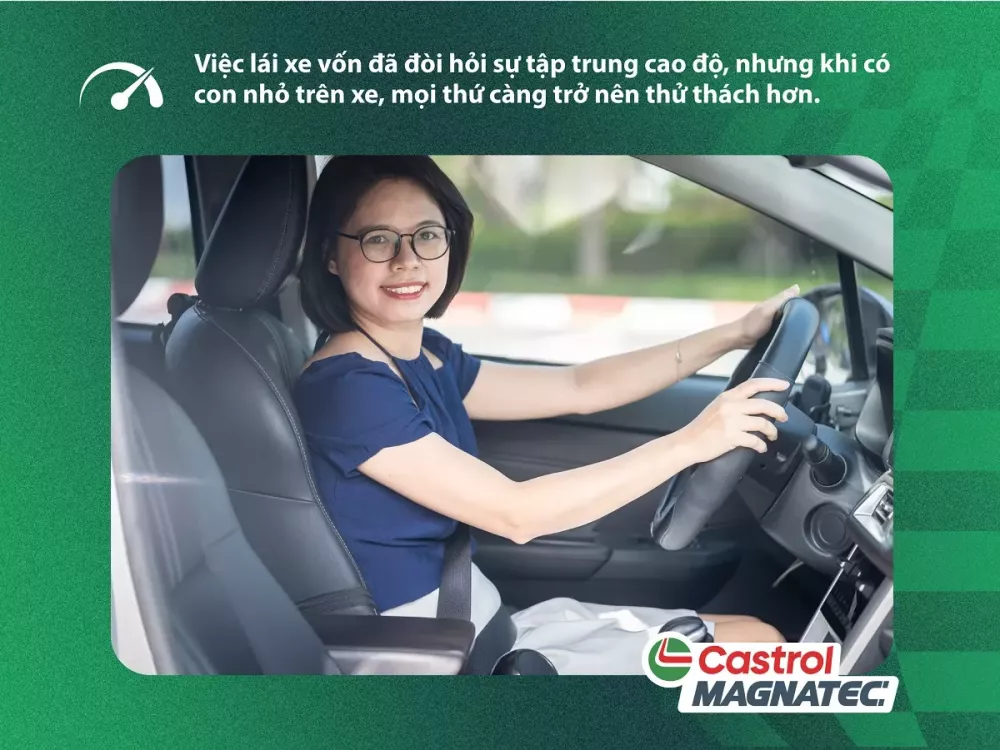 Lái xe cùng con nhỏ: Bí quyết để có chuyến đi an toàn, thoải mái và không căng thẳng cho mẹ bỉm sữa Lái xe cùng con nhỏ: Bí quyết để có chuyến đi an toàn, thoải mái và không căng thẳng cho mẹ bỉm sữa