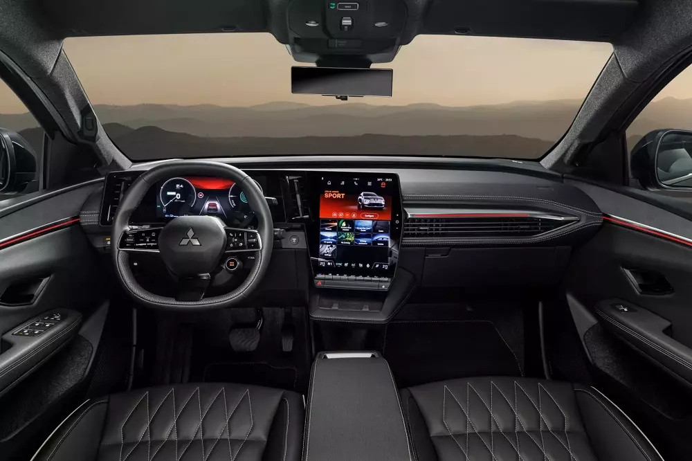 Khoang lái của Mitsubishi Eclipse Cross EV Khoang lái của Mitsubishi Eclipse Cross EV