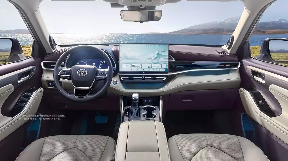Nội thất của Toyota Highlander 2026 Nội thất của Toyota Highlander 2026