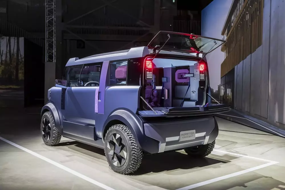 Khoang hành lý của Dacia Hipster Khoang hành lý của Dacia Hipster
