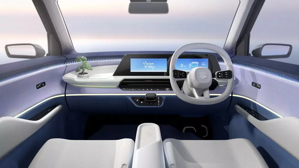 Khoang lái của Suzuki Vision e-Sky Khoang lái của Suzuki Vision e-Sky