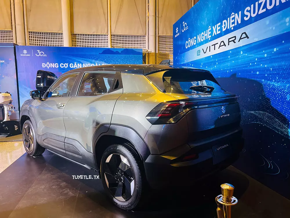 Thiết kế phía sau của Suzuki e Vitara Thiết kế phía sau của Suzuki e Vitara
