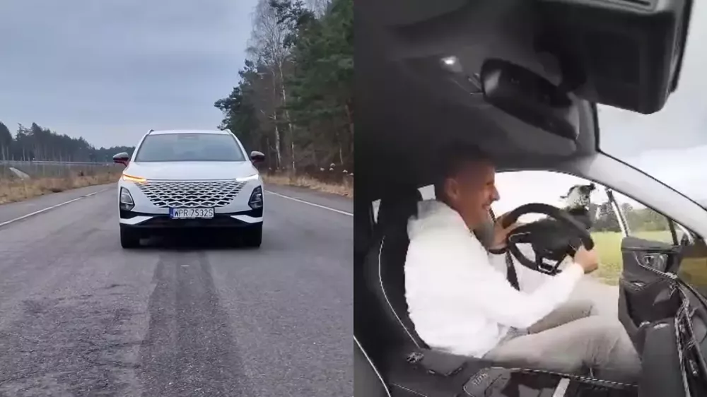 Đoạn video phóng viên người Ba Lan giật tung vô lăng của chiếc Omoda C5 gây nhiều tranh cãi trên mạng xã hội. Đoạn video phóng viên người Ba Lan giật tung vô lăng của chiếc Omoda C5 gây nhiều tranh cãi trên mạng xã hội.