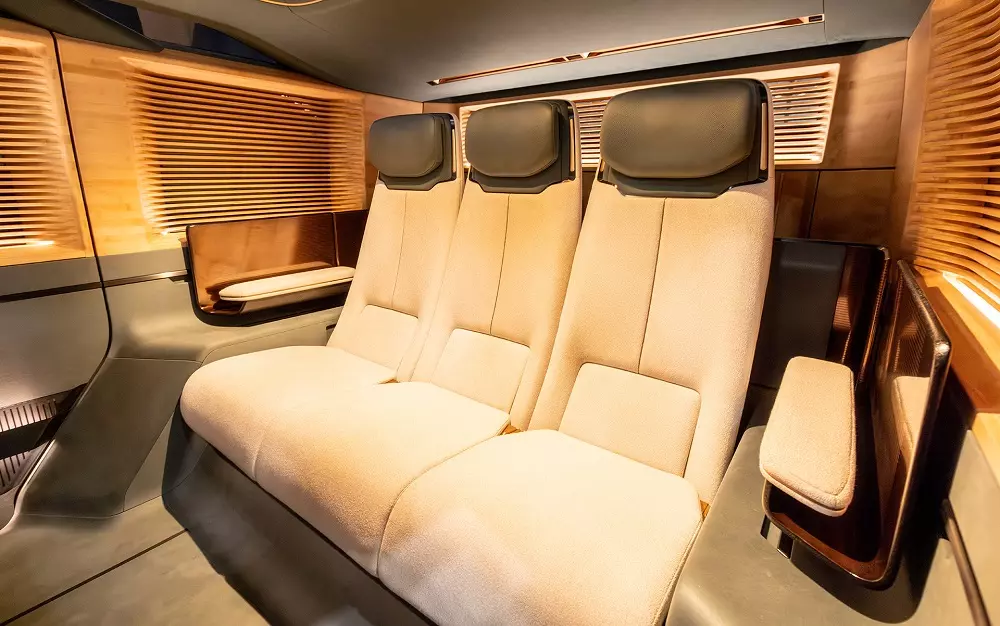 Hàng ghế cuối của Lexus LS Concept