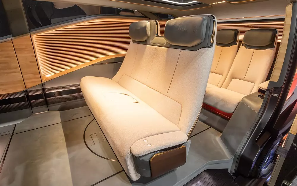 Hàng ghế giữa của Lexus LS Concept