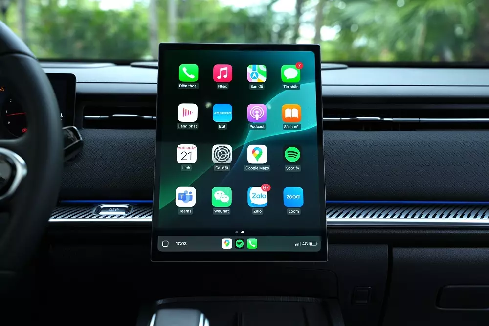 Jaecoo J7 AWD Individual dùng màn hình thông tin giải trí lớn hơn bản Flagship tiêu chuẩn Jaecoo J7 AWD Individual dùng màn hình thông tin giải trí lớn hơn bản Flagship tiêu chuẩn