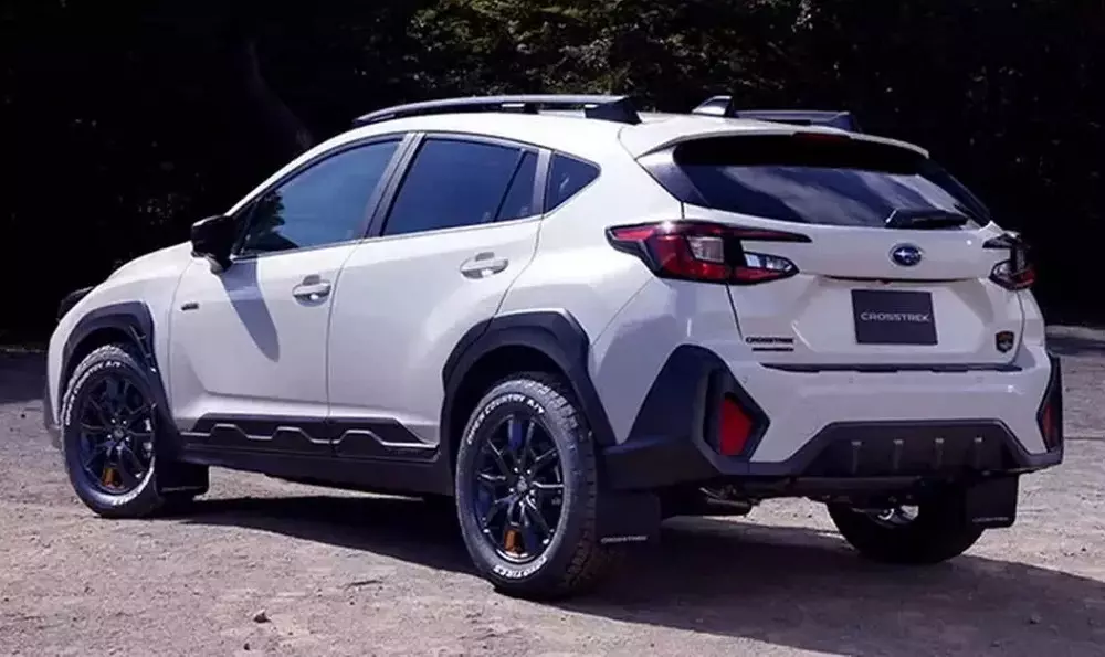 Subaru Crosstrek Wilderness Edition sở hữu một số chi tiết được phủ một bề mặt nhám để chống trầy xước Subaru Crosstrek Wilderness Edition sở hữu một số chi tiết được phủ một bề mặt nhám để chống trầy xước