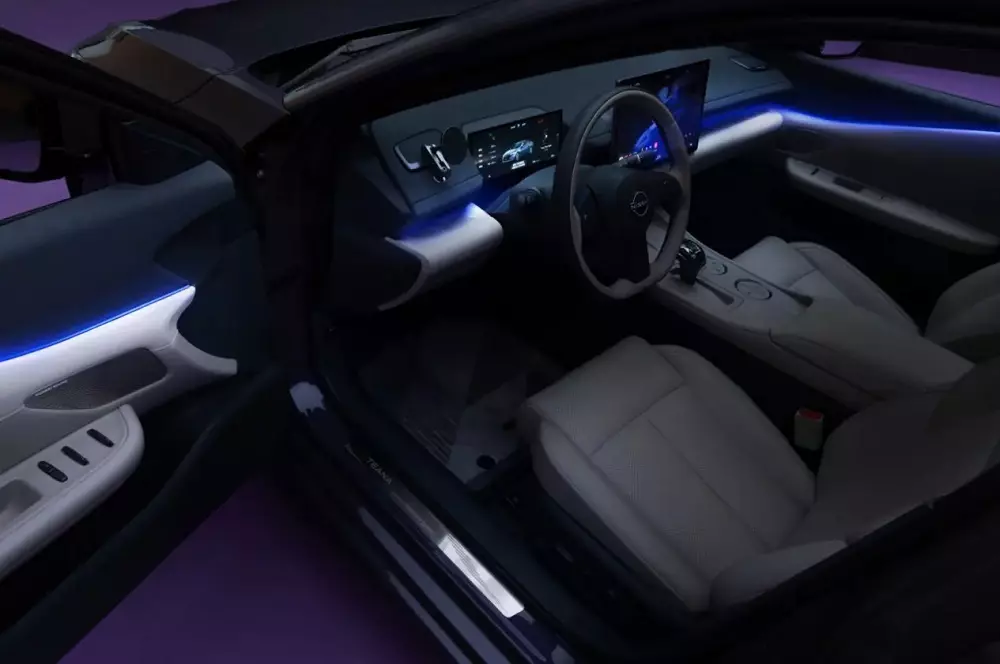 Hệ thống đèn viền nội thất của Nissan Teana HarmonyOS Cockpit Hệ thống đèn viền nội thất của Nissan Teana HarmonyOS Cockpit