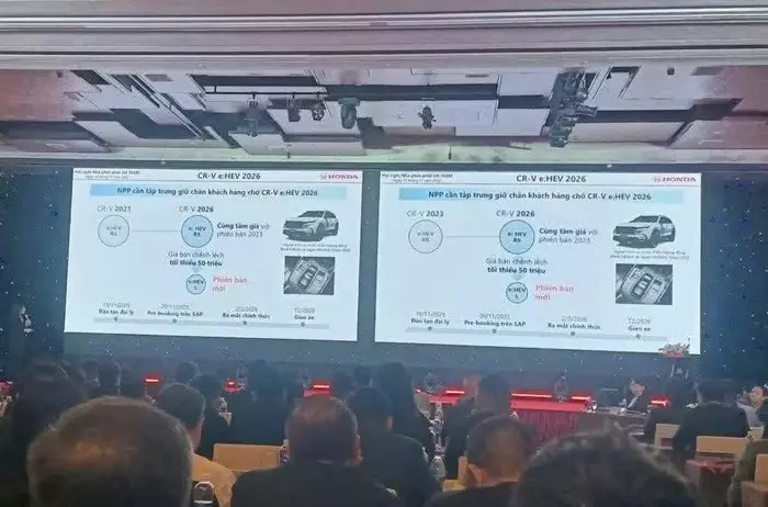 Rò rỉ hình ảnh của Honda CR-V e:HEV 2026 sắp ra mắt Việt Nam, có những thay đổi đáng mong chờ
