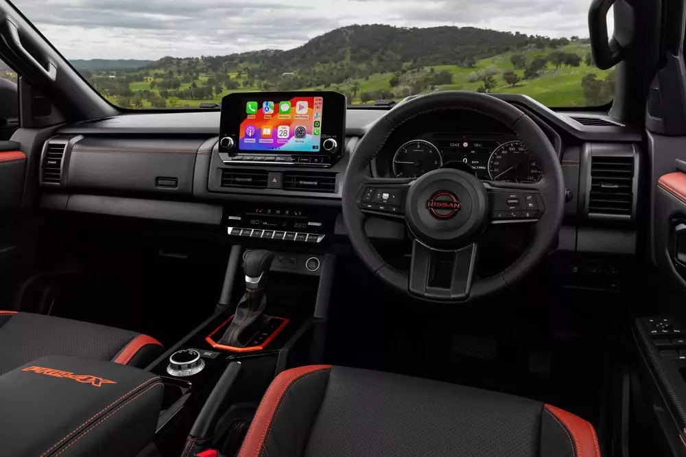 Nội thất của Nissan Navara 2026 bản Pro-4X