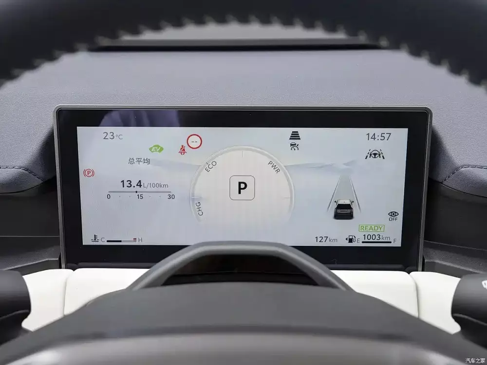 Bảng đồng hồ kỹ thuật số của Toyota Wildlander 2026 Bảng đồng hồ kỹ thuật số của Toyota Wildlander 2026