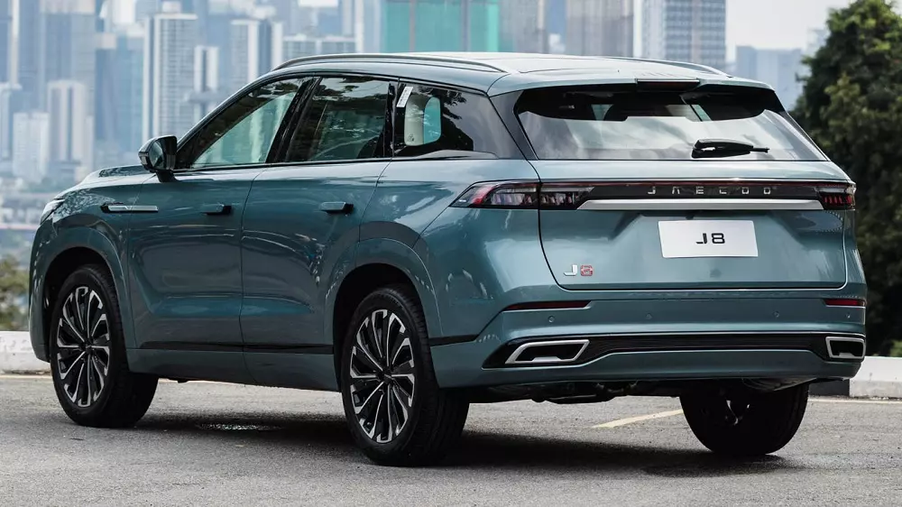Jaecoo J8 nhìn từ phía sau Jaecoo J8 nhìn từ phía sau