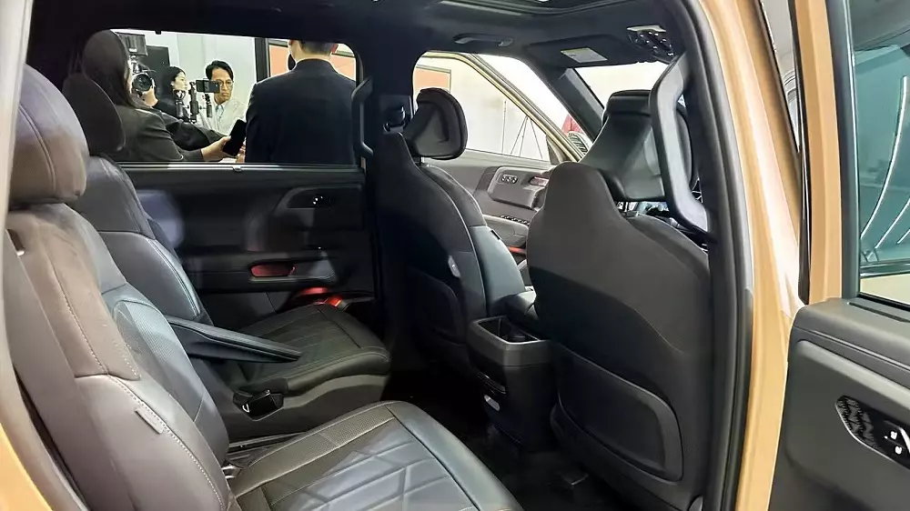 2 ghế thương gia ở hàng ghế giữa của Kia Telluride 2026