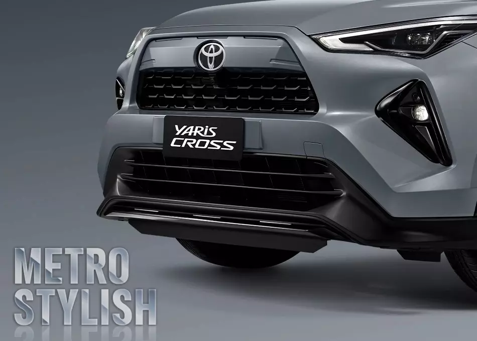 Toyota Yaris Cross Nightshade sở hữu lưới tản nhiệt Metro Stylish mới