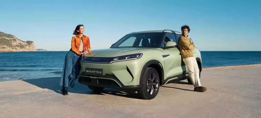 BYD Atto 2 không được trang bị màn hình xoay như nhiều mẫu xe cùng thương hiệu