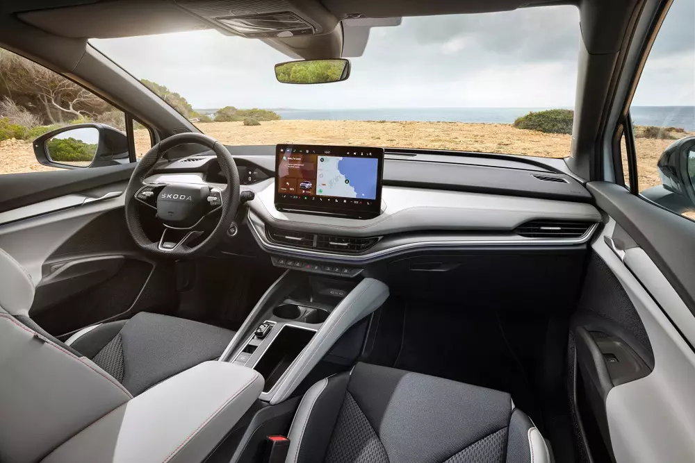 Khoang lái của Skoda Elroq Khoang lái của Skoda Elroq