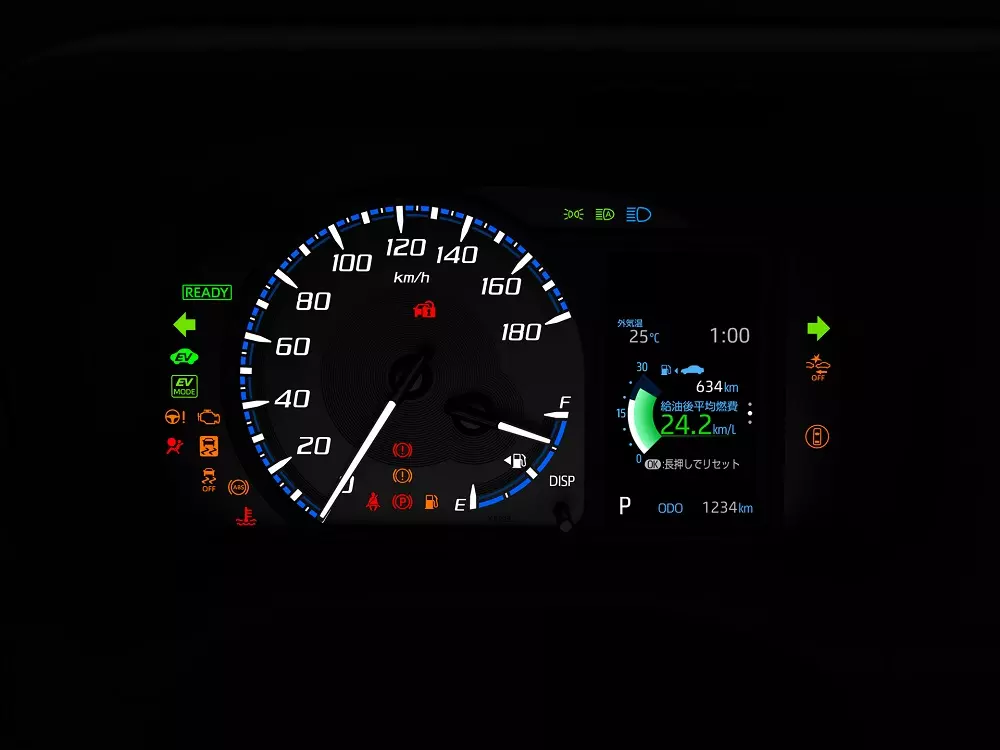 Toyota Probox 2026 có thêm bảng đồng hồ mới