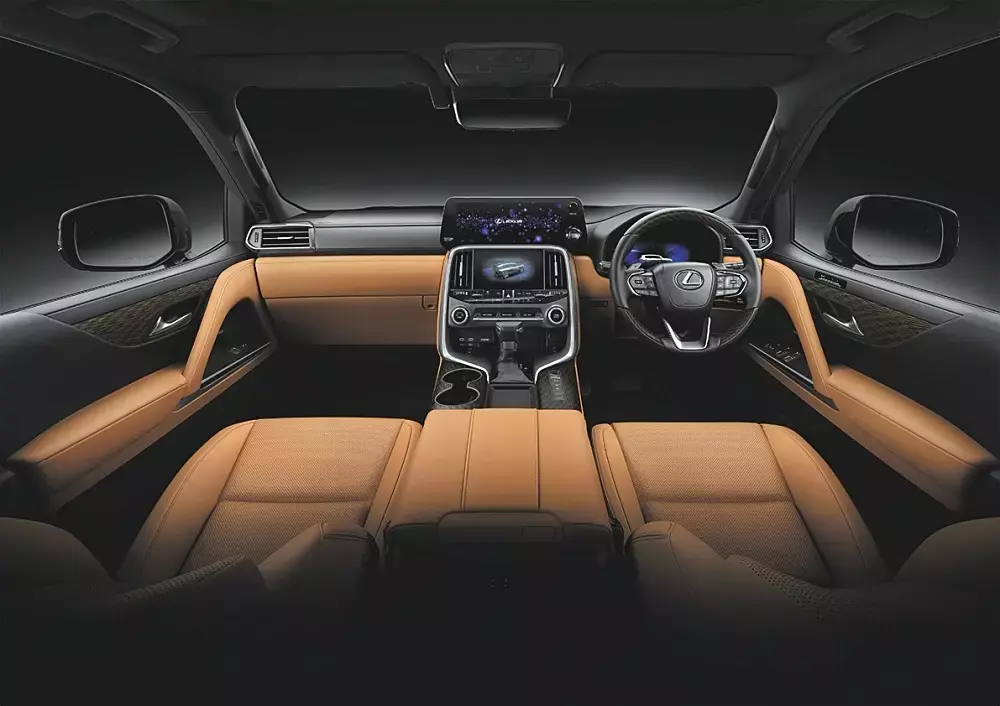 Khoang lái của Lexus LX 500d