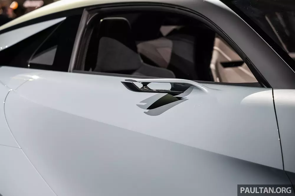 Lexus LFA Concept được trang bị camera kỹ thuật số thay cho gương chiếu hậu để giảm lực cản gió Lexus LFA Concept được trang bị camera kỹ thuật số thay cho gương chiếu hậu để giảm lực cản gió