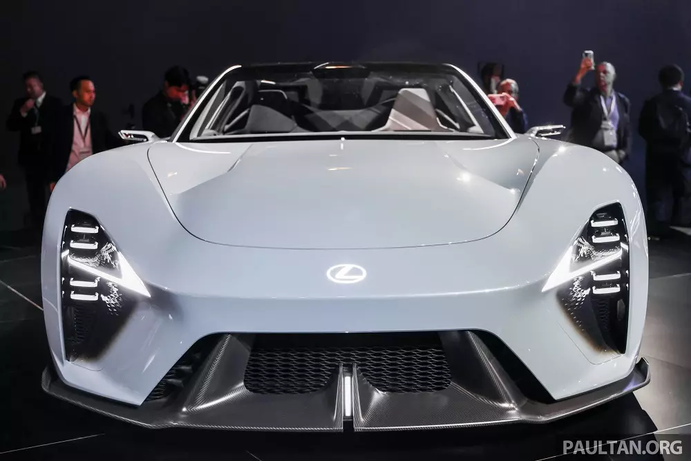 Lexus LFA Concept sở hữu khe gió trên nắp ca-pô Lexus LFA Concept sở hữu khe gió trên nắp ca-pô