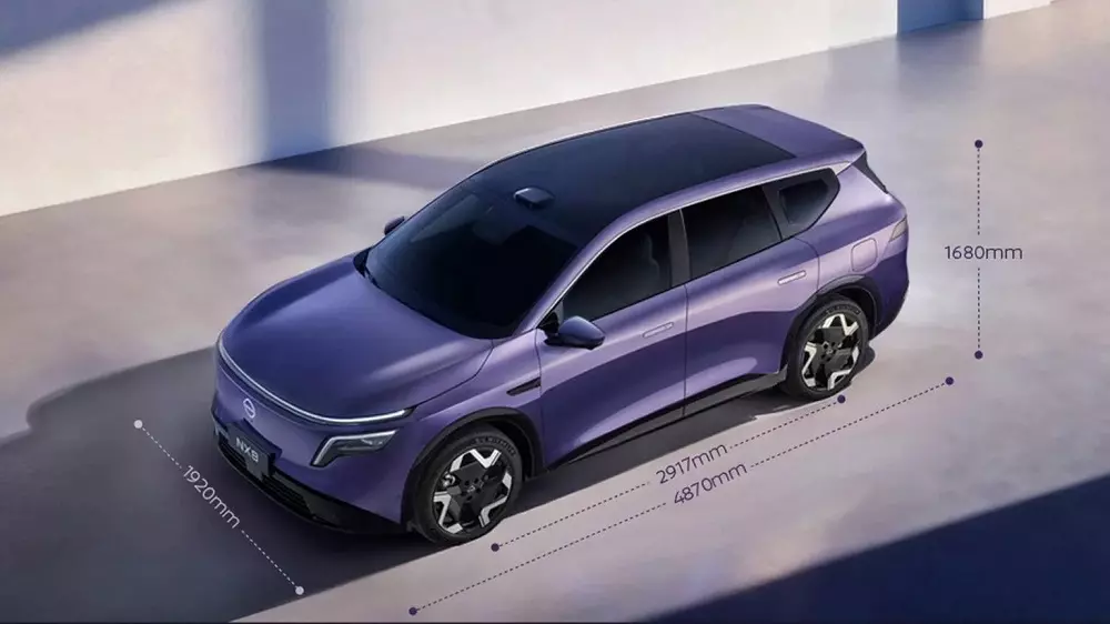 Nissan NX8 lớn hơn đáng kể so với X-Trail Nissan NX8 lớn hơn đáng kể so với X-Trail